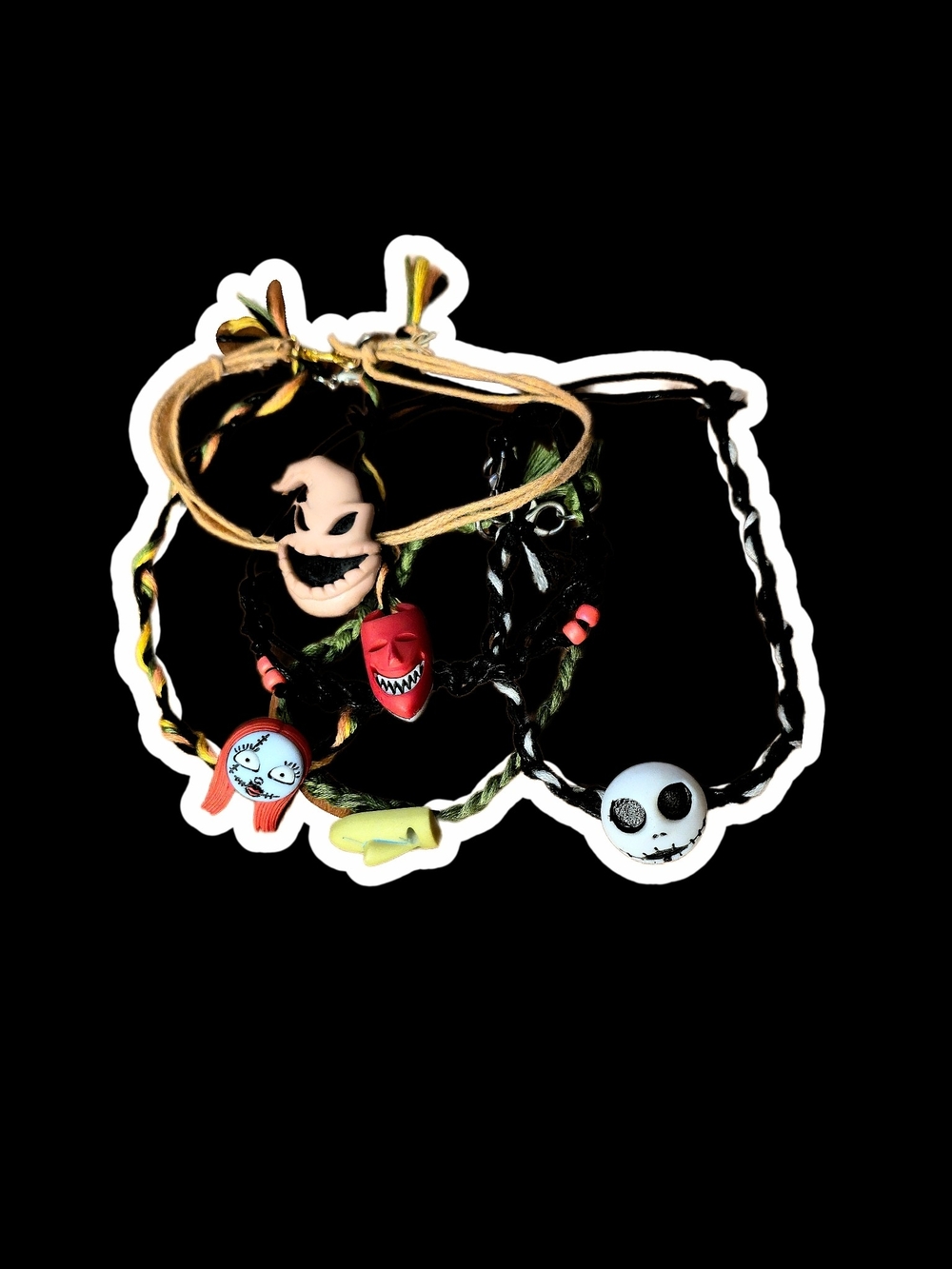 Nightmare Before Christmas Handmade Bracelet Set